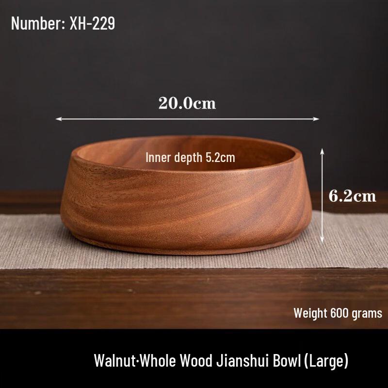 Shangqi Massivholz-Teebrett aus Walnussholz