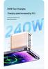 240W Gallium Nitride Fast Charger, Multi-Port, Transparent Design, Efficient Heat Dissipation, Compatible with Apple & Android Devices