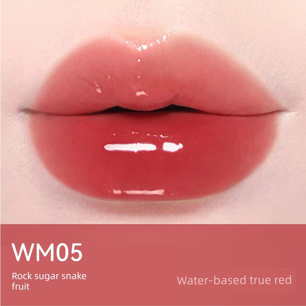 Aztk Lip Jelly Glossy Lip Gloss Whitening Non-Stick Cup Lipstick Mirror Water Gloss Solid Lip Gloss Lipstick for Women Moisturizing and Nourishing