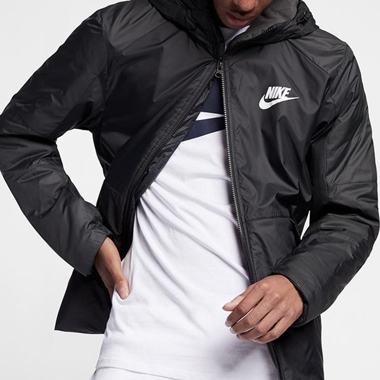 Nike Casual Sports Stay Warm Hooded Padded Jacket Black Men's AJ7957-010