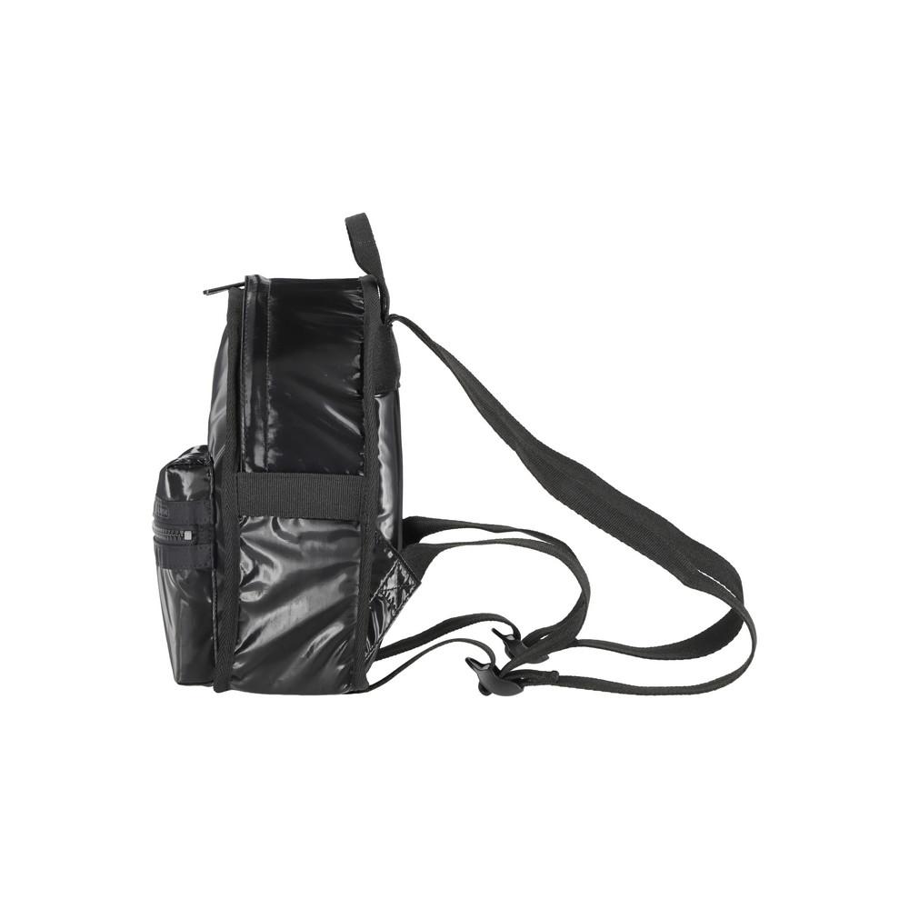 Lesportsac Black Shine Mini Root Backpack [1580.M135]