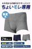 Corenara Incontinence for Light Size XL Men's Briefs, 2-Piece Set, Lightweight, Incontinence, Spring/Summer, Gray,