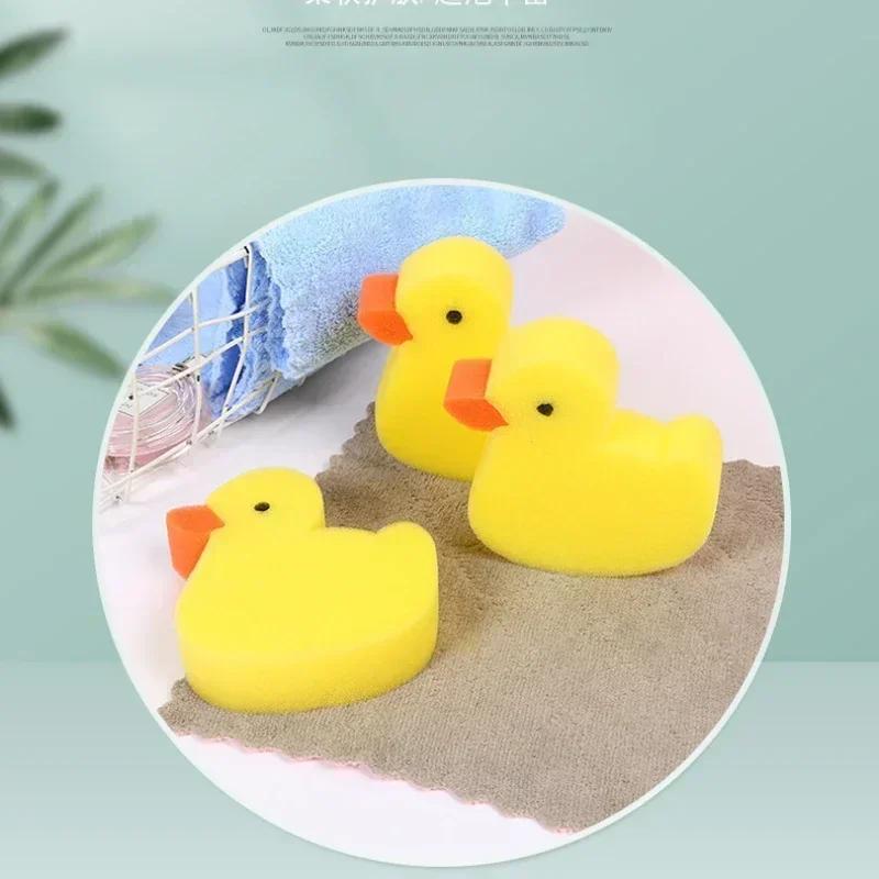 1/3pcs Baby Bath Sponge Children Animal Shape Sponge Wipe Newborn Cartoon Duck Bath Towel Baby Supplies Bath Baby Stuff