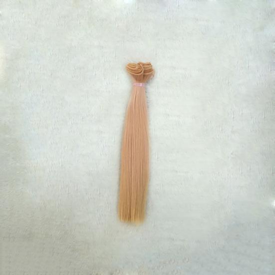 DIY Cute Straight Long Synthetic Faux Hair Wig Kids Dolls Gift Beauty