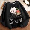 Cute Round-neck Hoodies for Children, Long-sleeved Loose Hoodies for Boys and Girls  Spring and Autumn