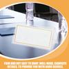 10Pcs Acrylic Place Cards Transparent Name Sign Stand Table Number Holder Wedding Acrylic Sign with Base for Party Home Office