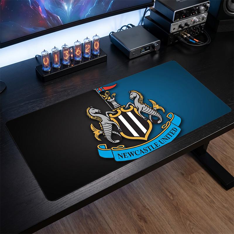 Tappetino Mouse Grande Stampa Calcio Newcastle United, Tappetino Esteso Antiscivolo per Scrivania da Gioco per Ufficio Casa