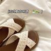 Bohemian Island Wind~! French Gentle Ins Thick-soled Slippers Women Wear Non-slip Beach Slippers In Summer