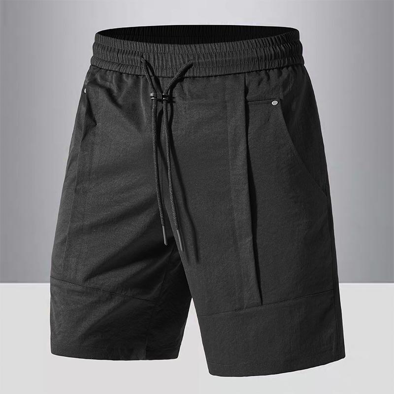 Summer Men's Workwear Shorts, Loose Straight Leg Casual Sports Shorts, Versatile Cropped Shorts