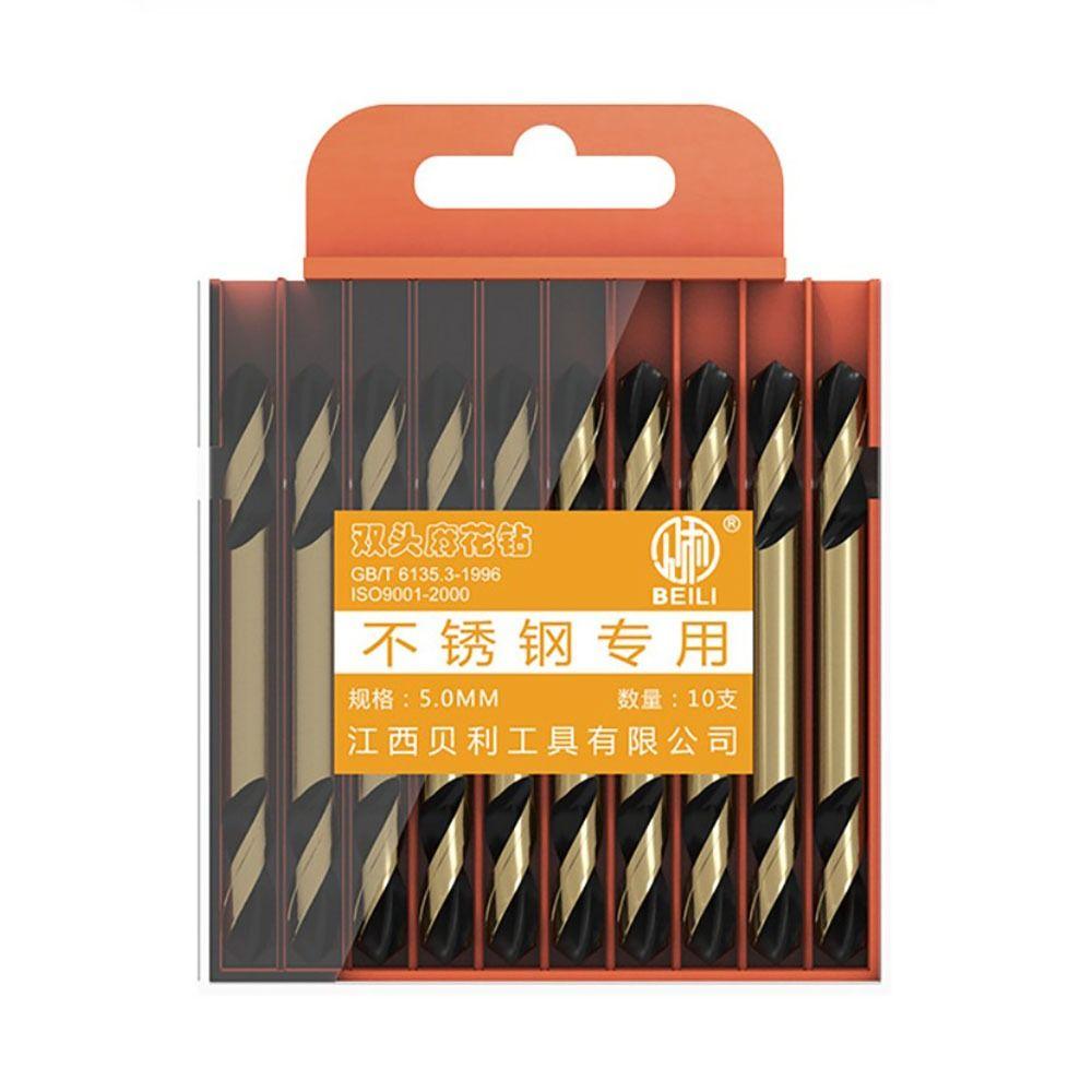 Metal Hole Cutter Tools Cobalt Coated Drilling Tools Drills Punch Tools Twist Drill Bit Double Head