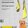 Soft Coral Fleece Double-Sided Pet Bath Towel for Dogs and Cats