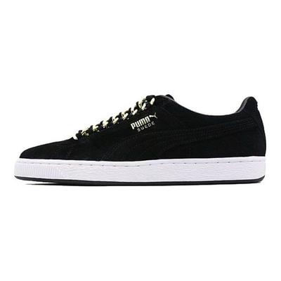 Suede Classic Chain Low Top Sneakers Unisex Sneakers Black 367391-03