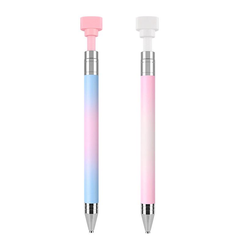 Nail Art Rotary Dotting Pen with Diamond Glue and Rhinestones for Jewelry Decoration