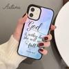 Christ Jesus Bible Verse Cross Phone Case for iPhone 17 Air 15 16 11 12 13 14 Pro Max Plus coque Fundas Shell