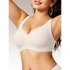 Women S Wireless Seamless Push Up Plus Size Comfortable Bra
