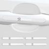 For Peugeot Car Door Transparent Strip Rearview Mirror Anti-Collision Protection Strip For Peugeot 206 207 307 3008 2008 308 407