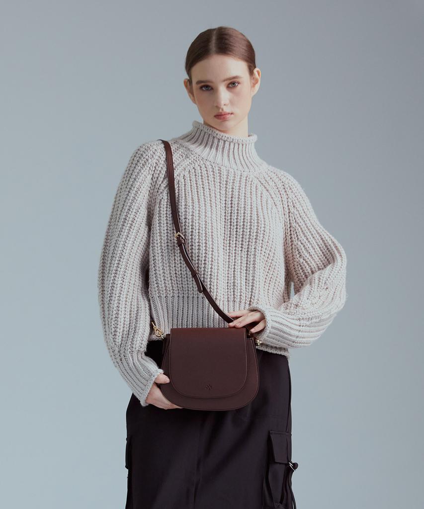 Monsac Ready Crossbody Bag Dark Brown Ap12-2323-Db