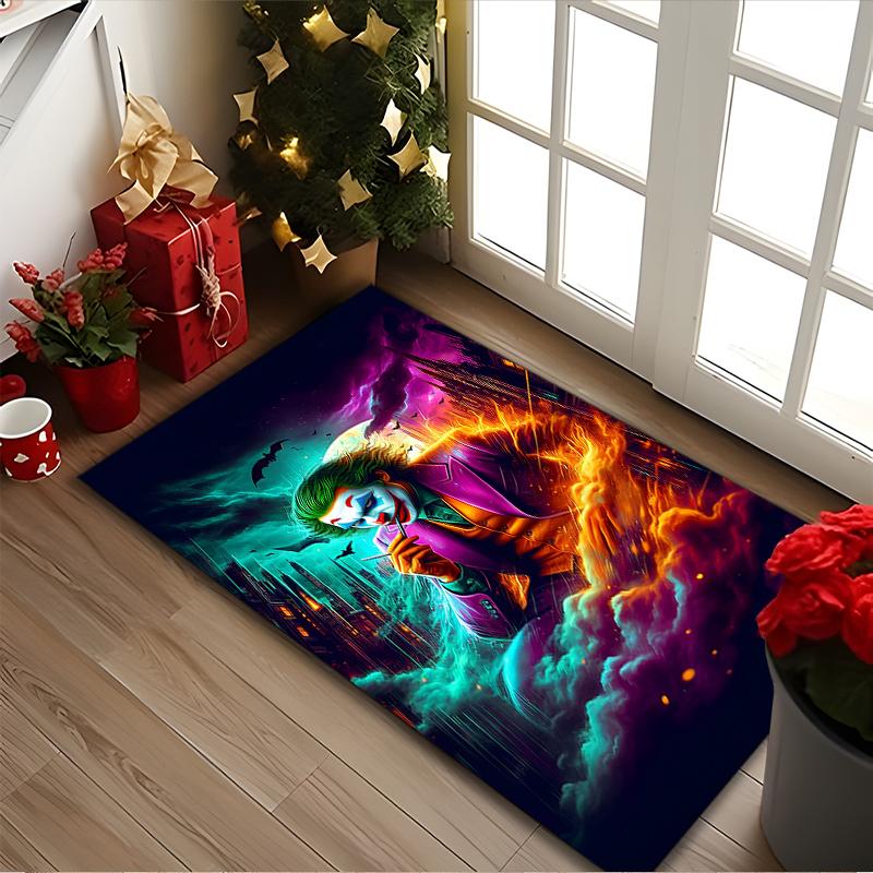 [JOKER Printed Carpet] Durable Home and Office Area Rug, Kitchen Farmhouse Decorative Floor Mat
