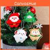 Keychain Christmas Plush Santa Claus Xmas Tree Deer Stuffed Doll Bag Decor Gift