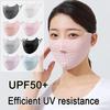 Ice Silk Face Mask UPF50+ Uv Sun Protection Summer Adjustable Breathable Men Women Outdoor Running Cycling Sports Mask