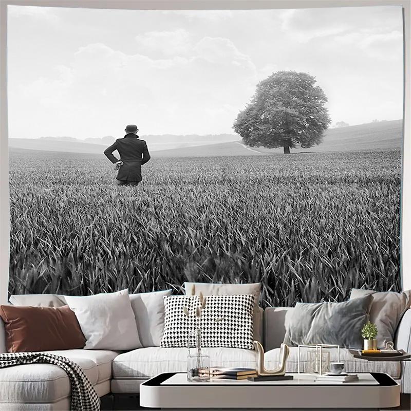 

Nature Landscape Tapestry Forest Wall Hanging Vintage Photography Backdrop Home Decor Room Divider Artistic Gothic Aesthetic Tap 74x94cm(29x37in)