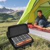 Solar Panel Storage Bag Double-Layer Solar Panel Travel Bag Portable Waterproof Padded Nylon Organizer With Multi Pockets &