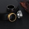 Titanium Steel Rotatable Digital Ring, New Letter Ring, Couple Jewelry