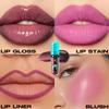YOUNG VISION 6-Color Lip Gloss Avocado Moisturizing Lip Glaze Lightweight Non-Sticky Hydrating Smooth Pigmented