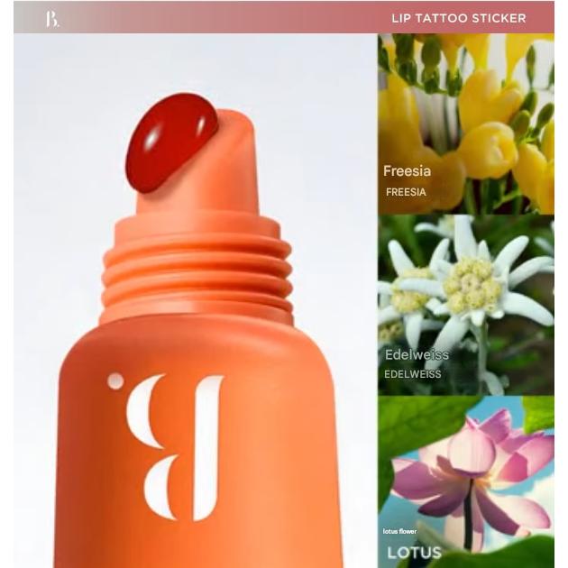 BONCEPT Peel-Off Lip Tattoo Sticker 8g (Salmon, Pink, Rose) (10 Options)