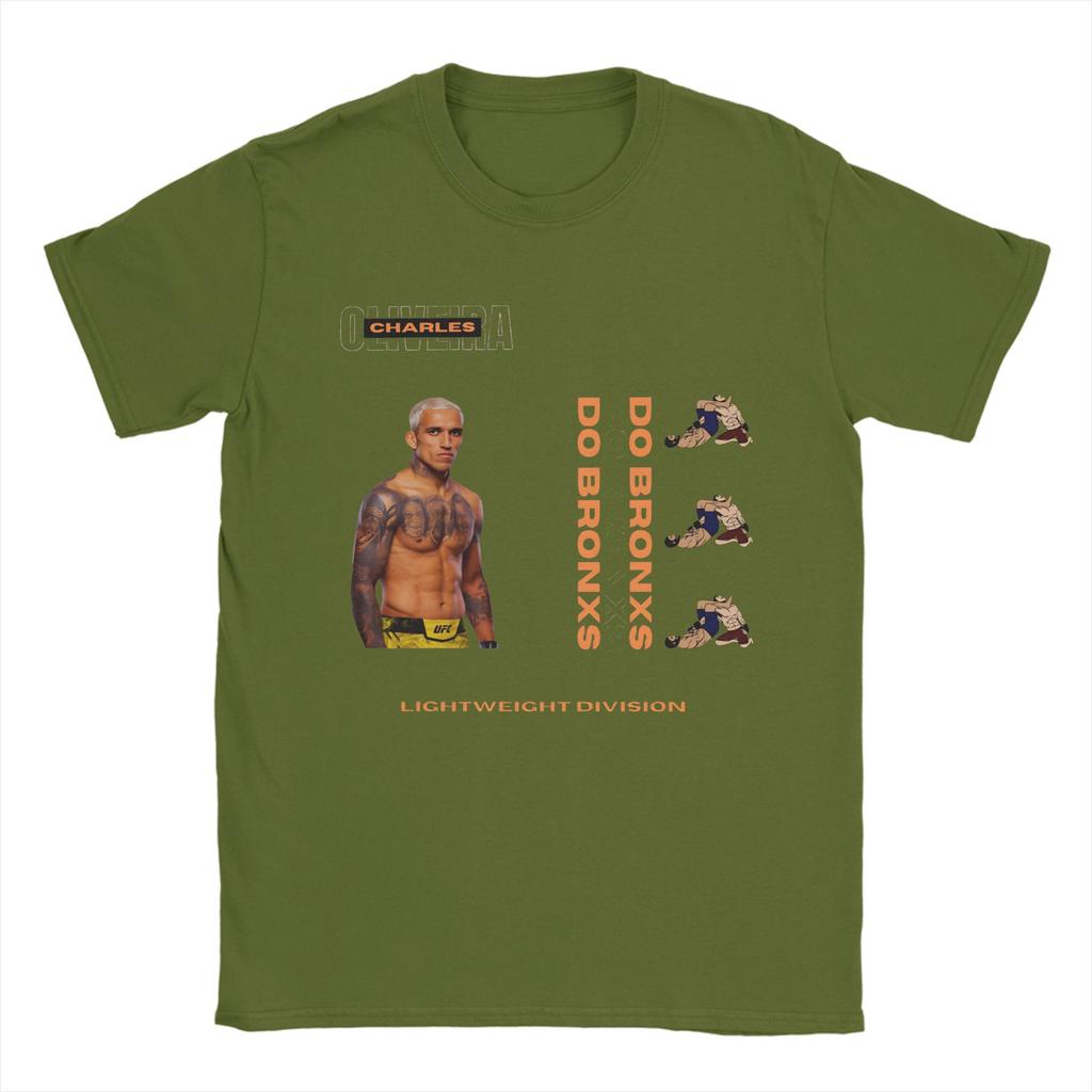 Unisex Oliveira Charles Do Bronx T Shirt  Pure Cotton Clothing Novelty Short Sleeve Crewneck Tees New Arrival TShirt