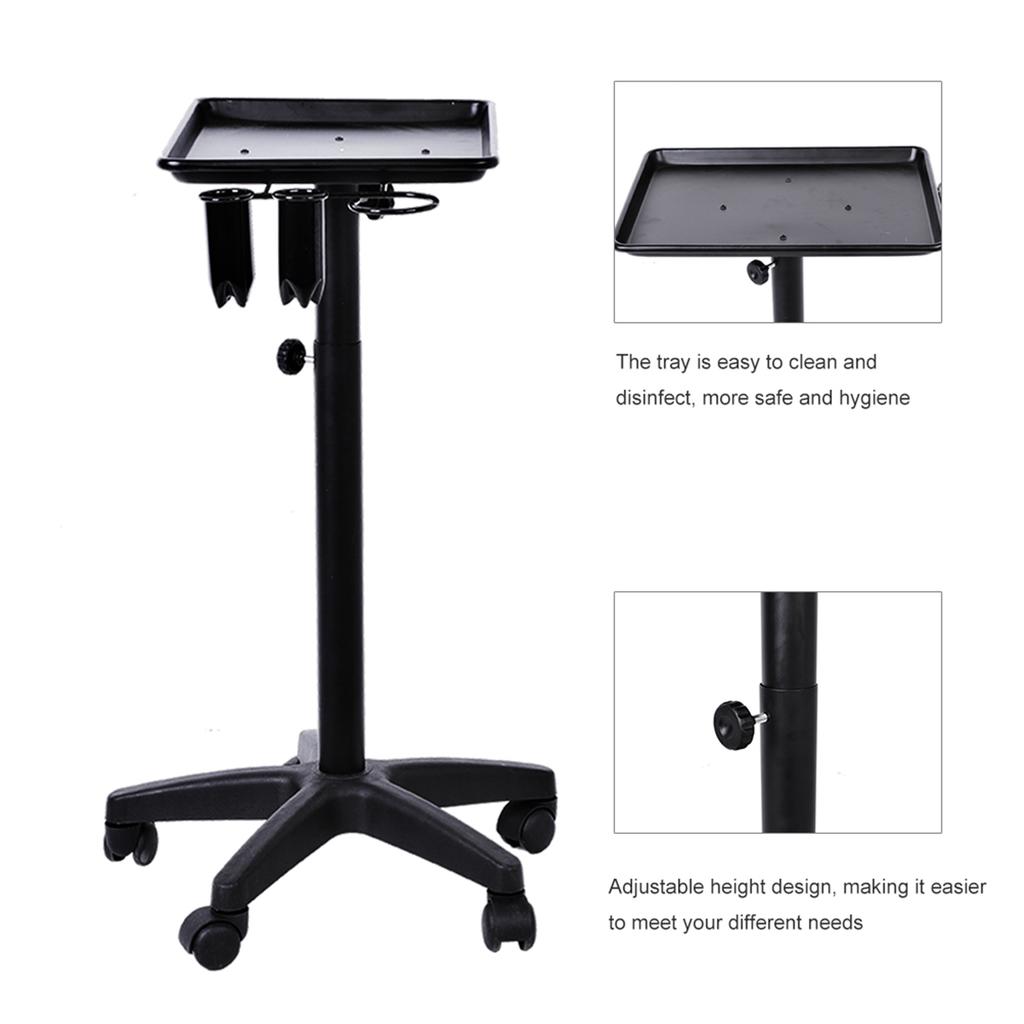  Aluminium   Height Trolley Beauty Tools Hair Salon Instrument Tray for Professional Use 