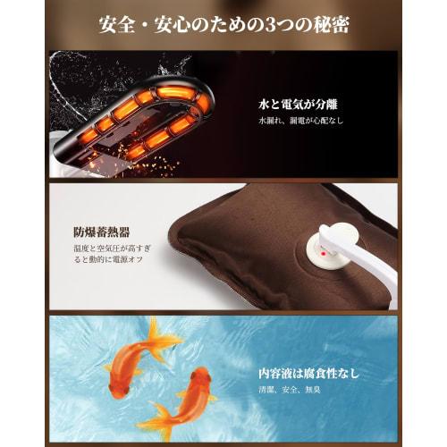 DAZOPAGE Rechargeable Electric Hot Water Bottle with Fast Charging, Heat Storage Function, Retains Heat for 4-12 Hours, Fluffy Cover, No Hot Water Nee