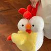 Chicken Cartoon Plush Toy Doll Cute Cute Chicken Doll Soothes The Chinese Valentine's Day Gift for Men and Women
