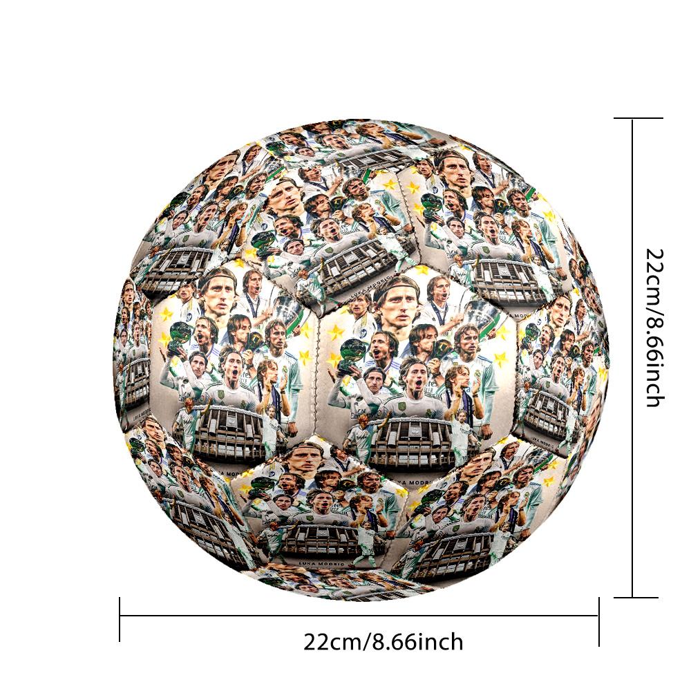 1pc Luka Modric Birthday Size 5 Soccer Ball, Suitable for Practice Matches/tournament Training,Lightweight and Durable mdlq7036