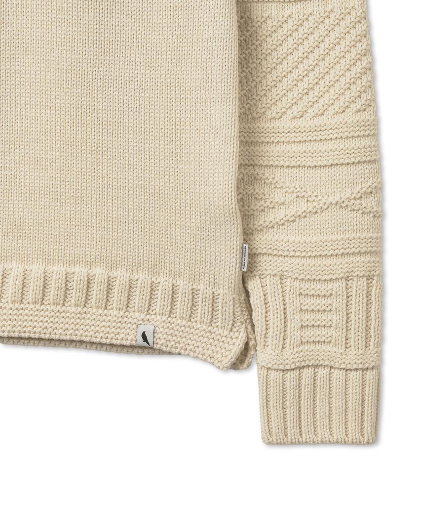 PEREGRINE Fisherman Roll Neck - Ecru