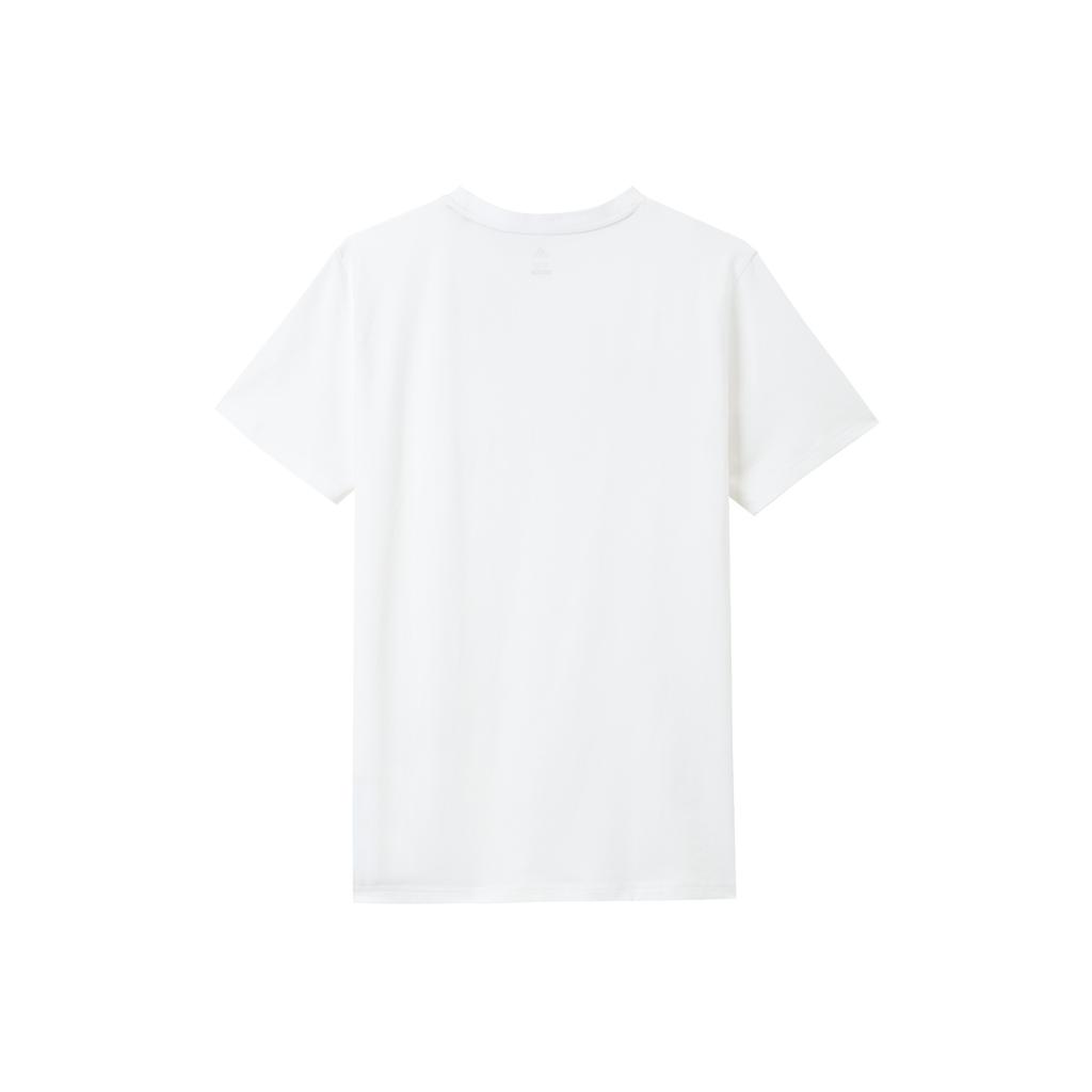 Adidas Solid Color Breathable Fitness Running Crew Neck Short Sleeve T-Shirt Men Tops White ADICSTS06-WG