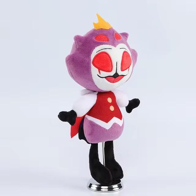 30CM Blitzo's Teddy Plush Toy Helluva Boss Plush Animal Toys Cartoon Stuffed Soft Toy Christmas Birthday Gift for Children