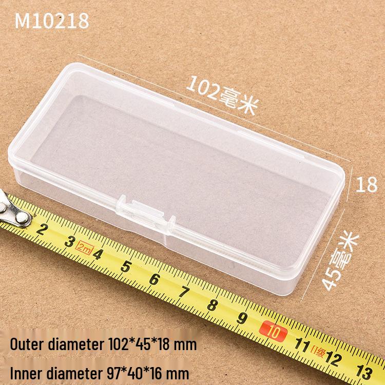 Rectangular Long Strip PP Plastic Box 102x45x18 for Fishing Tackle & Hook Storage