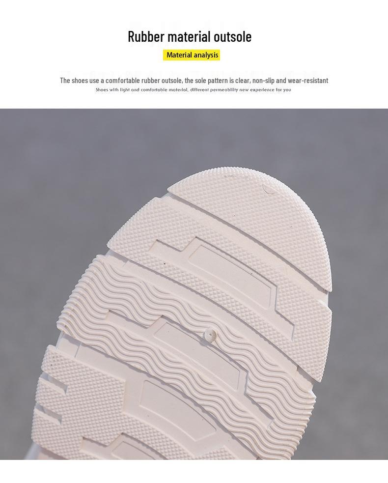 Women's High-Top White Sneakers - 2025 Korean Trend, All-Match, Autumn Style QR522