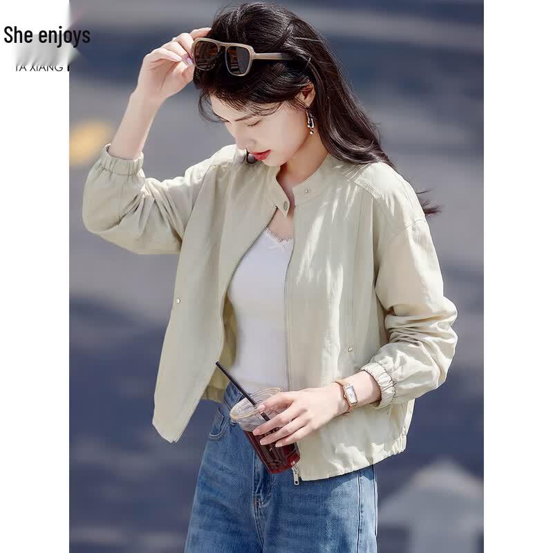 Women's Stand Collar Casual Workwear Jacket