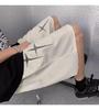 Men's Summer American-Style Embroidered Ice Silk Casual Shorts — Trendy and Cool Mid-Length Design