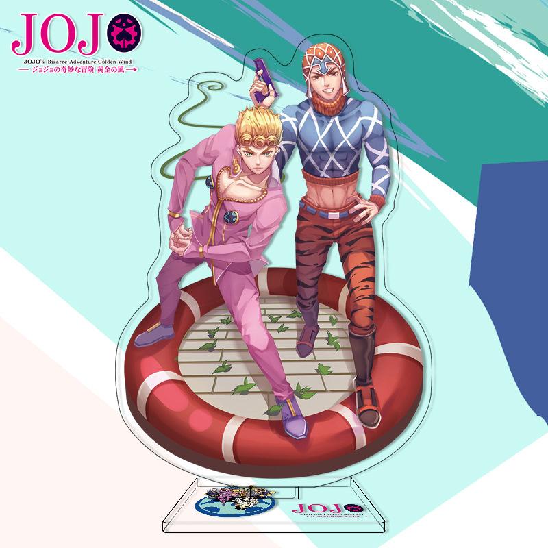 JOJO s Bizarre Adventure Golden Wind Anime Acrylic Standee Character Display Figurine Dropshipping Anime Merchandise