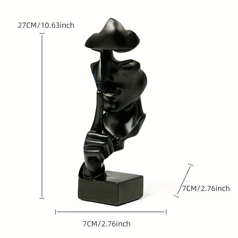 Top Elegant European Silent Thinker Statue Abstract Handmade Silent Thinker Statue Model Face And Hand Sculpture