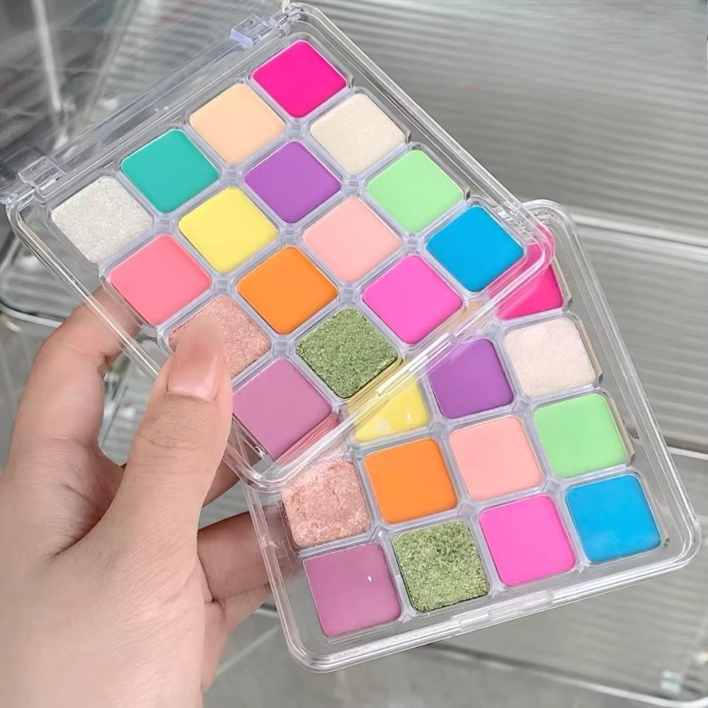 

Палетка теней для век Стойкий макияж Легкий цвет Высокая пигментация на День святого Валентина Нюдовый Земляной Розовый 2-в-1 Матовый Перламутровый Корейский стиль 16 цветов