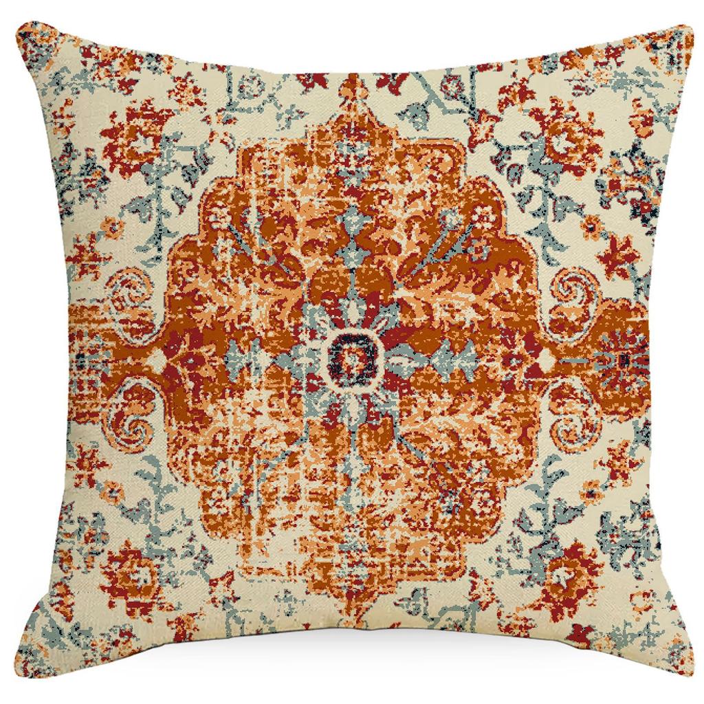 Nuova Federa per Cuscino Stile Bohemien Retrò Divano Soggiorno Ufficio Cuscino Lino Ornamento per la Casa Premium Durevole