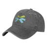 Casual Marathon Game Baseball Caps Unisex Women Distressed Denim Headwear MIDA Outdoor Summer Adjustable Fit Caps Hat