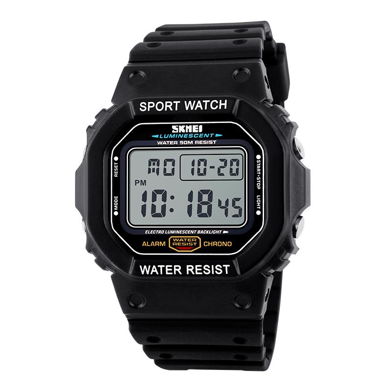 Jyullieoseu Skmei Unisex Square Digital Watch 1134