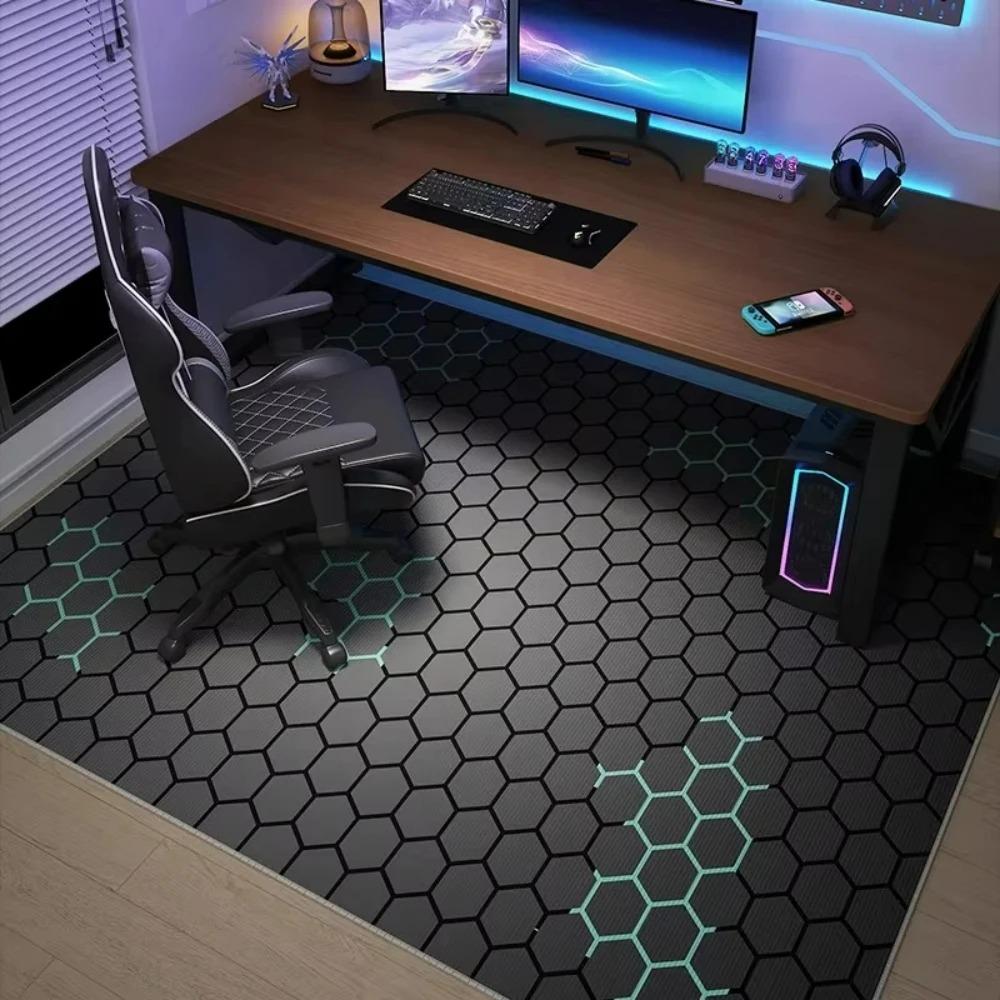 Colorful Game Controller Carpet Men's Cave Game Room Geometric Print Floor Mat Living Room Sofa Decor Rug Bedside Non Slip Rugs