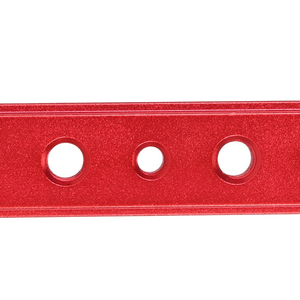 Red / Silvery T Slot Miter Track 100mm Width T-Track Jig Durable Miter Track Jig  Woodworking
