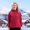 Chaqueta Cortavientos Impermeable de Longitud Media para Mujer – Casual Primavera/Otoño, Cortavientos, Transpirable, Elástica y con Cintura Ajustable.